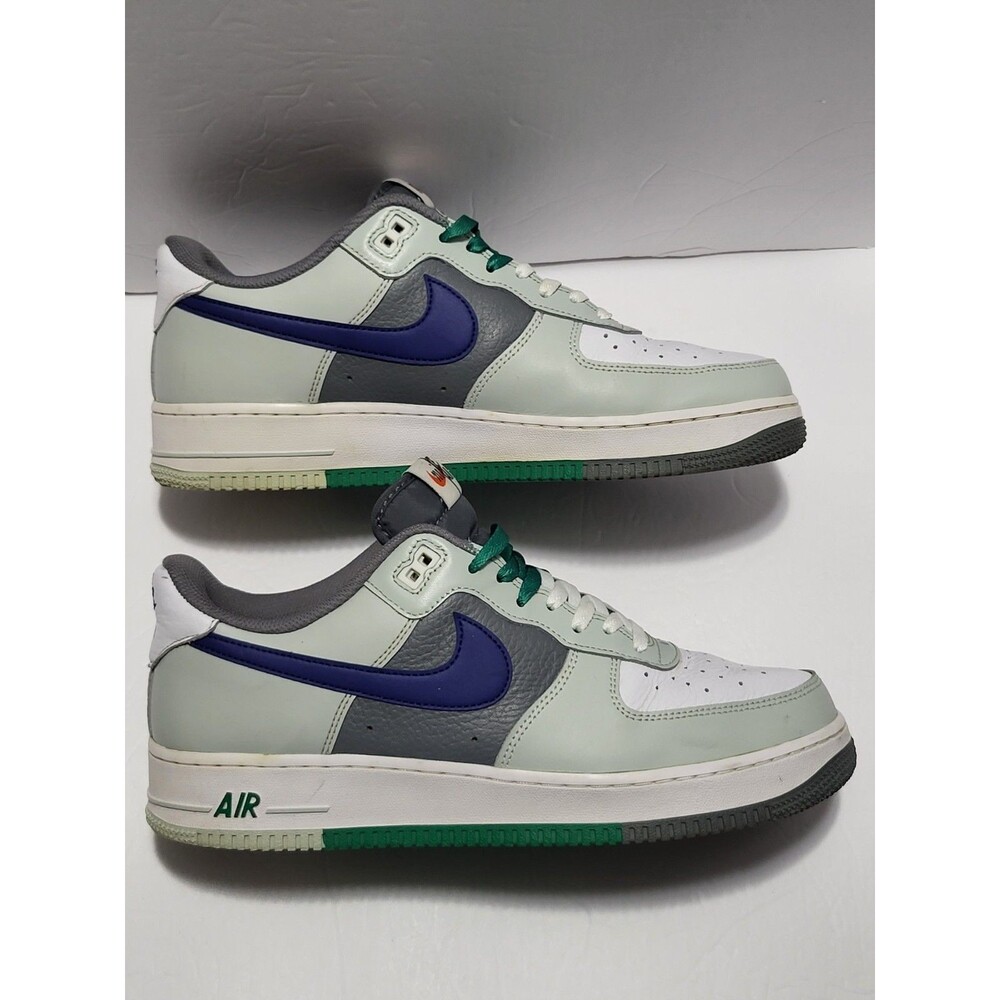 Nike Air Force 1 07 LV8 'Split - Light Silver Deep Royal' FD2592-001 Men's 11.5